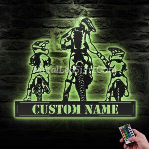 Custom-Daughter-Father-Son-Motocross-Biker-Metal-Wall-Art-Led-Light-6