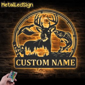 Custom-Deer-Duck-And-Bass-Fishing-Metal-Wall-Art-LED-Light-Images.jpg