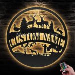 Custom-Deer-Duck-Hunting-Metal-Wall-Art-Led-Light-Images-1