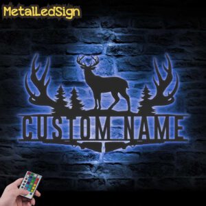 Custom-Deer-Hunting-Metal-Wall-Art-LED-Light-3-2.jpg