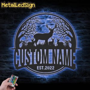 Custom-Deer-Hunting-Metal-Wall-Art-LED-Light-3.jpg