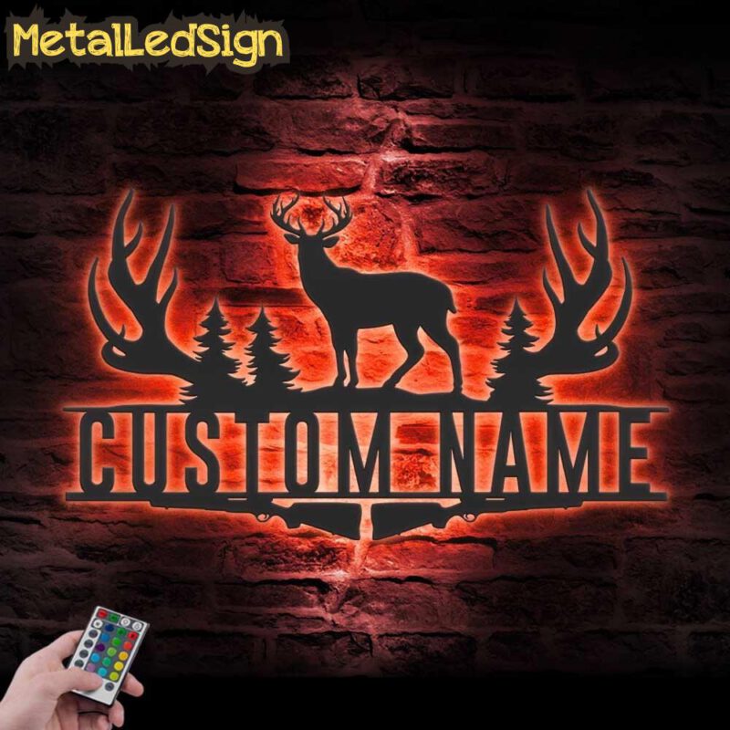 Custom-Deer-Hunting-Metal-Wall-Art-LED-Light-5-2.jpg