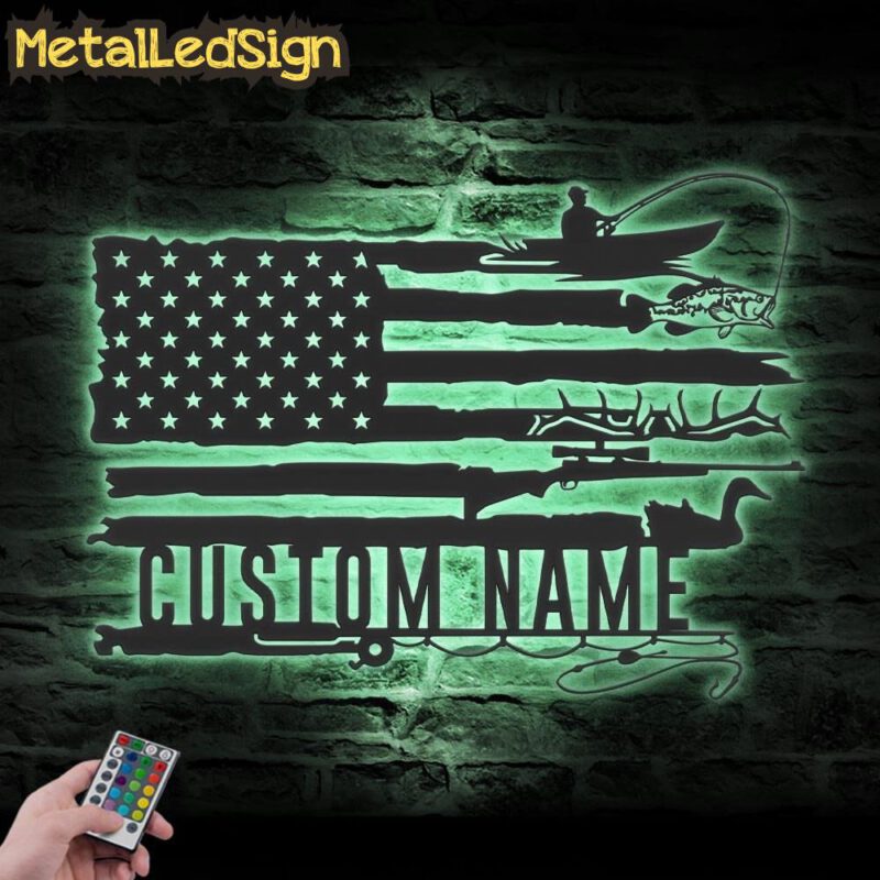 Custom-Deer-Turkey-And-Bass-Fishing-US-Flag-Metal-Wall-Art-LED-Light-7.jpg