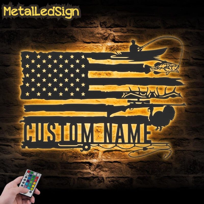 Custom-Deer-Turkey-And-Bass-Fishing-US-Flag-Metal-Wall-Art-LED-Light-Images-1.jpg