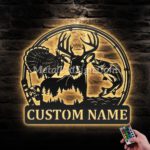 Custom-Deer-Turkey-Bass-Fishing-Metal-Wall-Art-Led-Light-Images