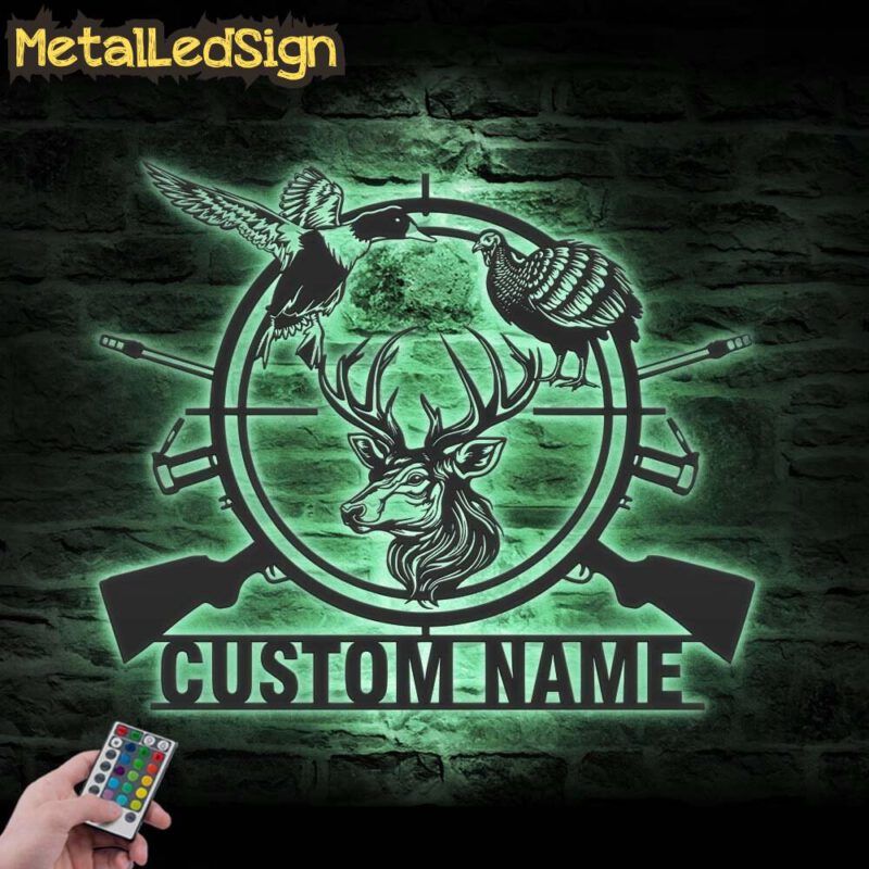 Custom-Deer-Turkey-Duck-Hunting-Metal-Wall-Art-LED-Light-7.jpg