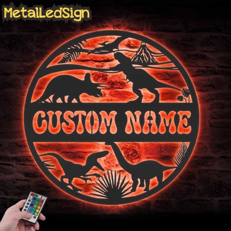 Custom-Dinosaur-Metal-Wall-Art-LED-Light-5.jpg