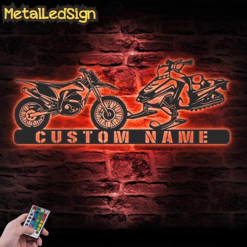 Custom-Dirt-Bike-Snowmobile-Metal-Wall-Art-LED-Light-5.jpg