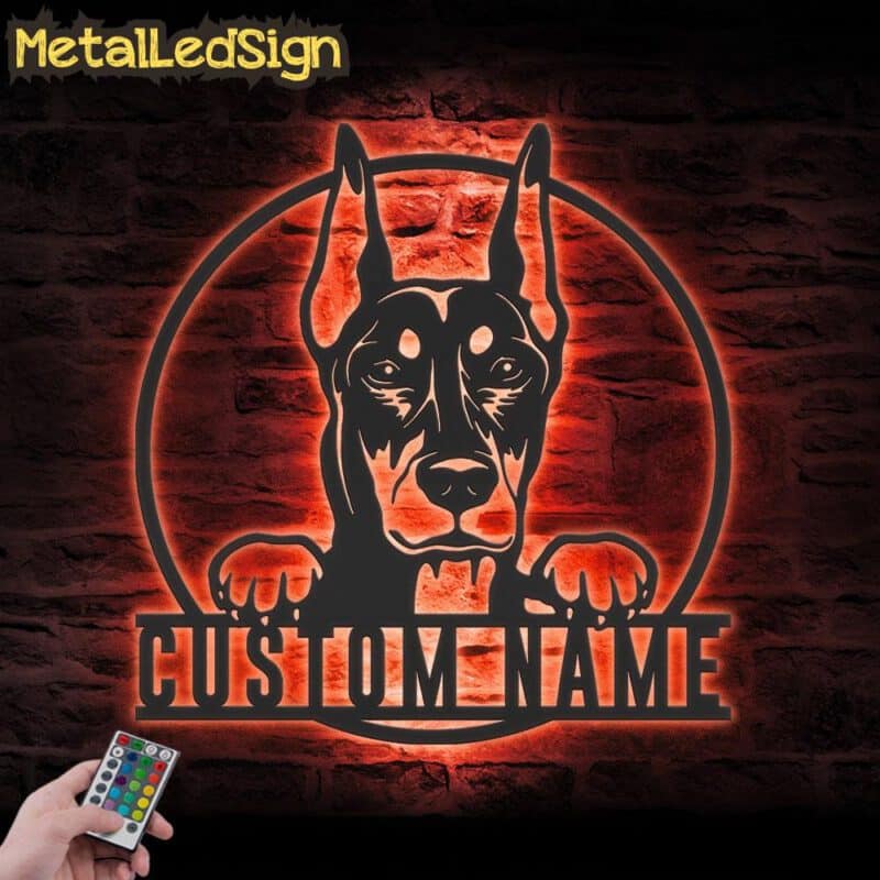 Custom-Doberman-Pinschers-Metal-Wall-Art-LED-Light-7-3.jpg