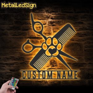 Custom-Dog-Grooming-Hair-Salon-Metal-Wall-Art-LED-Light-Images.jpg