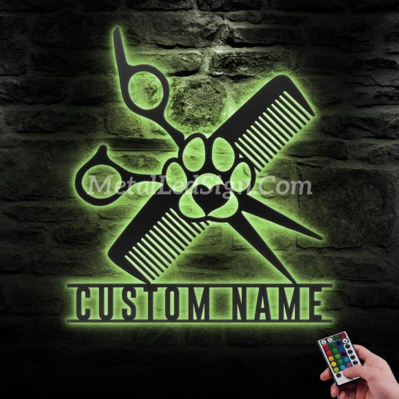 Custom-Dog-Grooming-Hair-Salon-Metal-Wall-Art-Led-Light-6-3