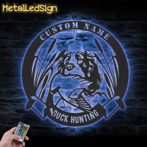 Custom-Dog-Hunting-Metal-Wall-Art-LED-Light-3.jpg