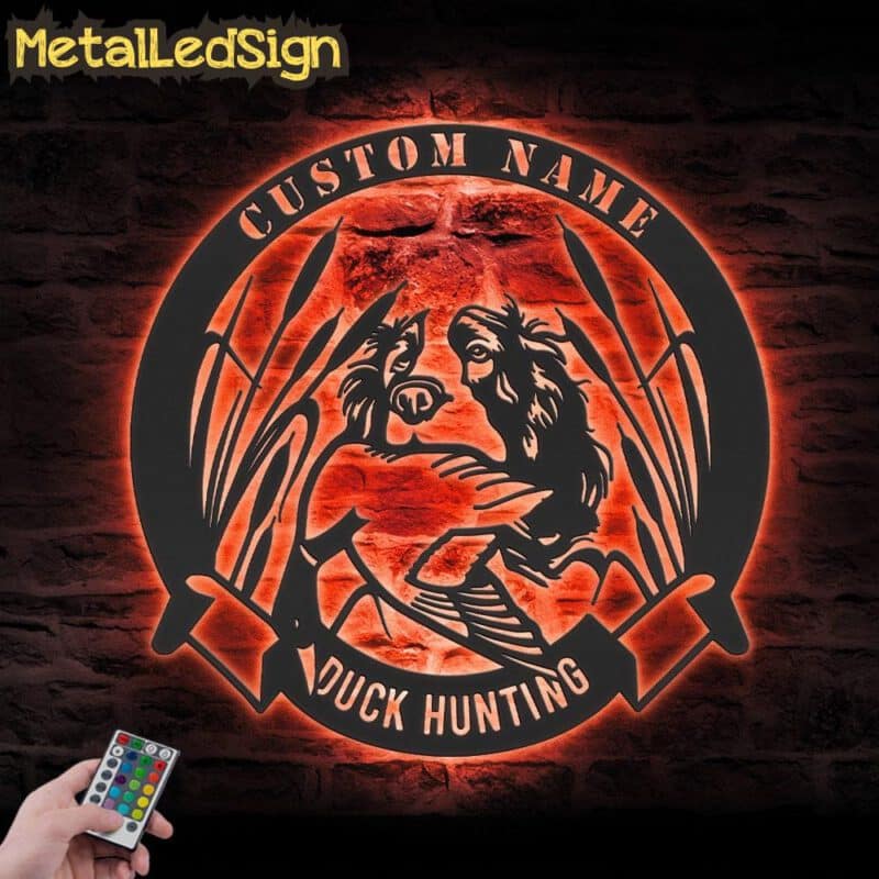 Custom-Dog-Hunting-Metal-Wall-Art-LED-Light-5.jpg