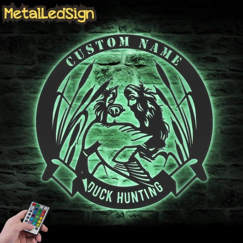 Custom-Dog-Hunting-Metal-Wall-Art-LED-Light-7.jpg