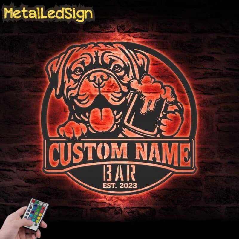 Custom-Dogue-De-Bordeaux-Thirsty-Beer-Pub-Metal-Wall-Art-LED-Light-5.jpg