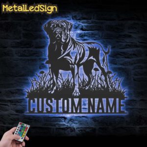 Custom-Dogue-de-Bordeaux-Metal-Wall-Art-LED-Light-3.jpg