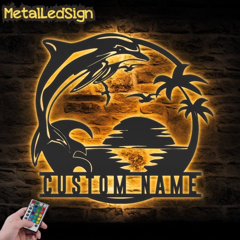 Custom-Dolphin-Palm-Tree-Beach-House-Sunset-Metal-Wall-Art-LED-Light-Images.jpg