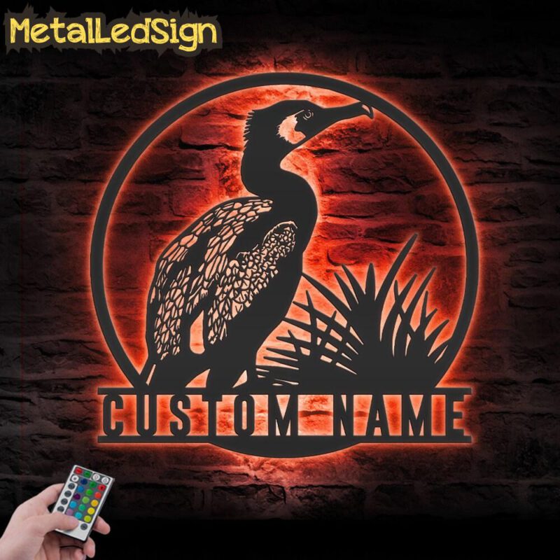 Custom-Double-Crested-Cormorant-Metal-Wall-Art-LED-Light-5.jpg