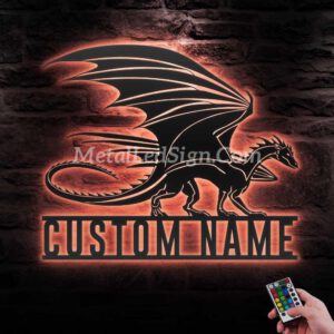 Custom-Dragon-Metal-Wall-Art-Led-Light-6