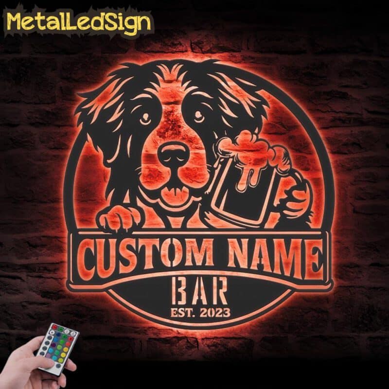 Custom-Drentsche-Patrijshond-Thirsty-Beer-Pub-Metal-Wall-Art-LED-Light-5.jpg