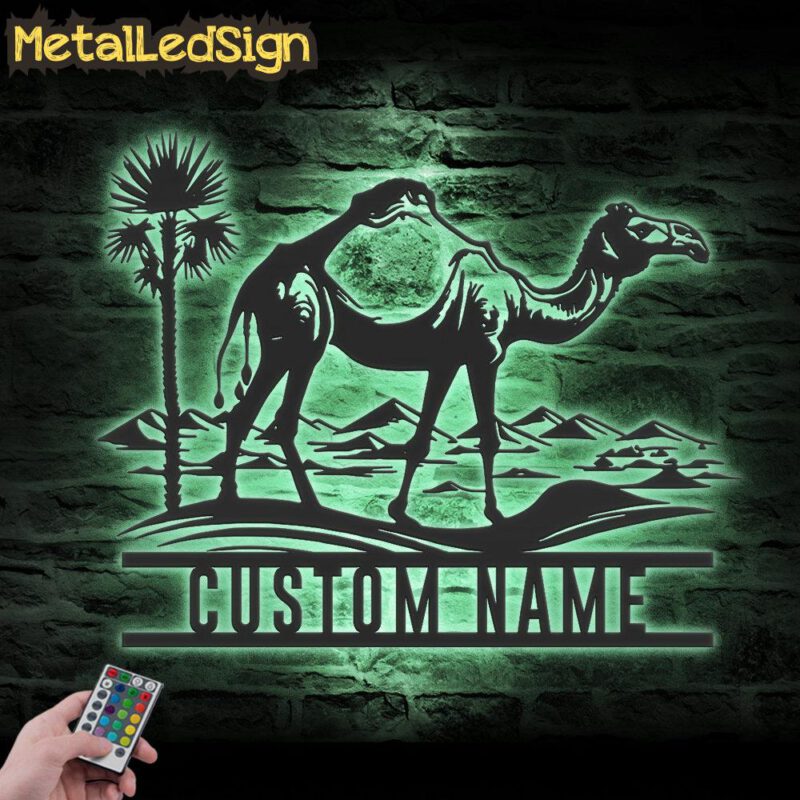 Custom-Dromedary-Camel-Metal-Wall-Art-LED-Light-7.jpg