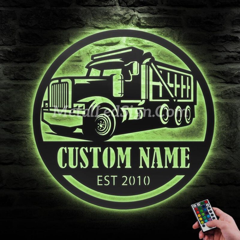 Custom-Drump-Truck-Driver-Metal-Wall-Art-Led-Light-6-1