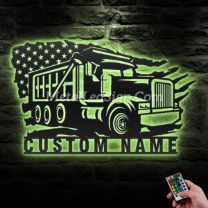 Custom-Drump-Truck-Driver-Metal-Wall-Art-Led-Light-6