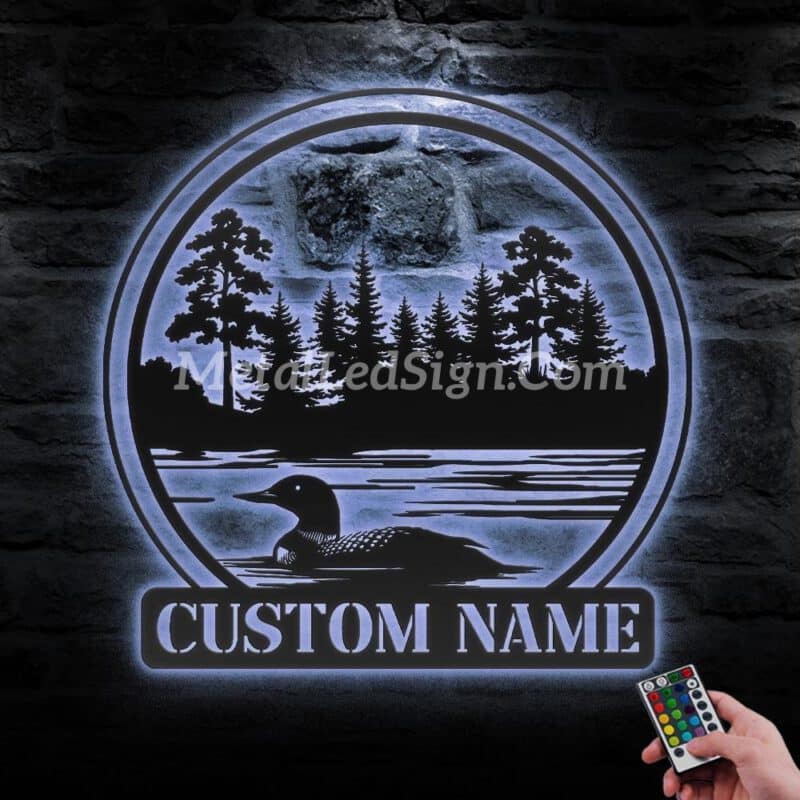 Custom-Duck-Cabin-Metal-Wall-Art-Led-Light-3-1