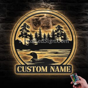 Custom-Duck-Cabin-Metal-Wall-Art-Led-Light-Images-1