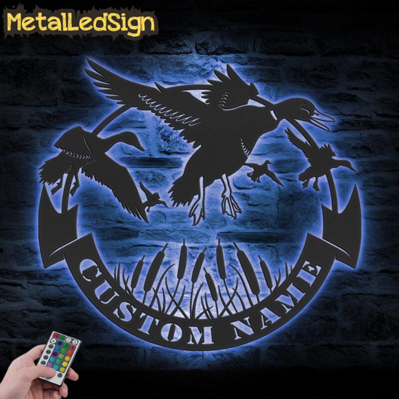 Custom-Duck-Hunting-Metal-Wall-Art-LED-Light-3.jpg