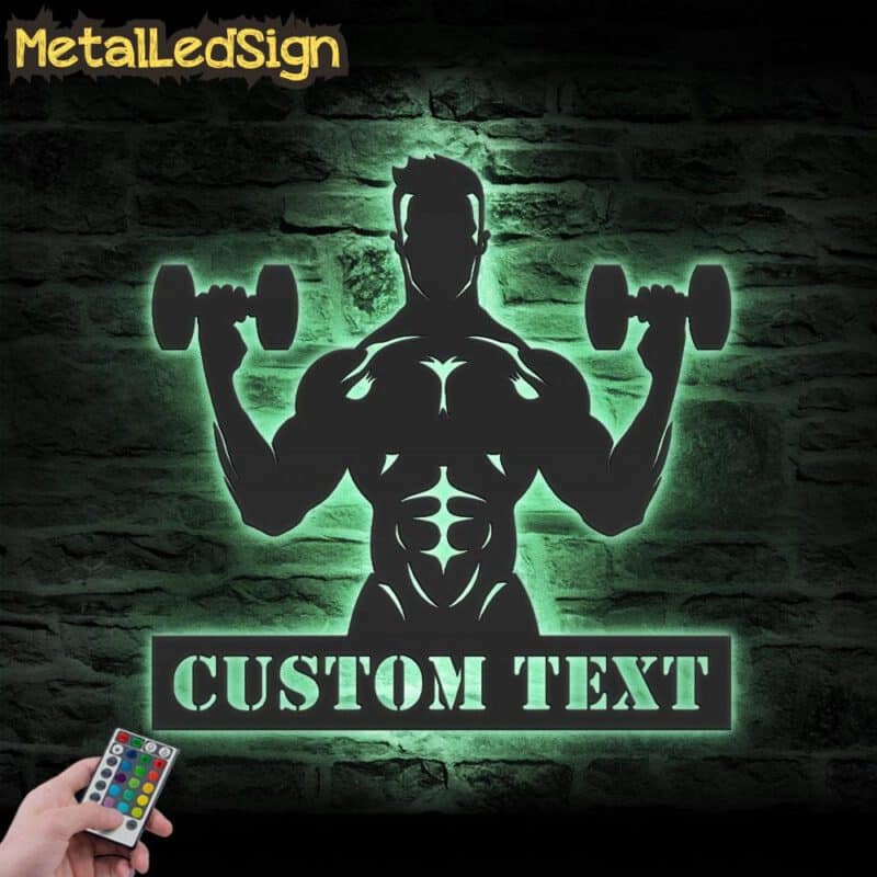 Custom-Dumbbell-Workout-Metal-Wall-Art-LED-Light-7.jpg