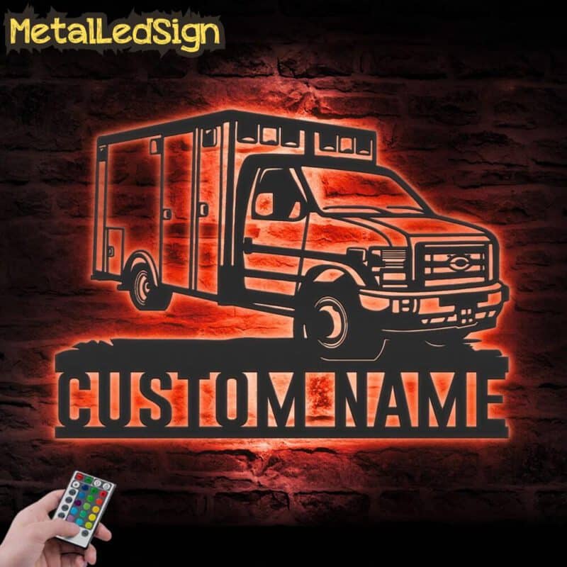 Custom-EMS-Rescue-Squad-Truck-Driver-Metal-Wall-Art-LED-Light-5.jpg