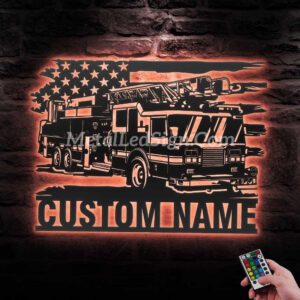 Custom-Engine-Fire-Truck-Driver-Metal-Wall-Art-Led-Light-5-3