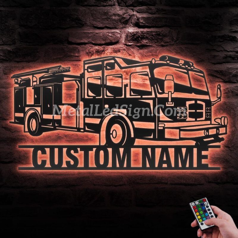 Custom-Engine-Fire-Truck-Driver-Metal-Wall-Art-Led-Light-6-2