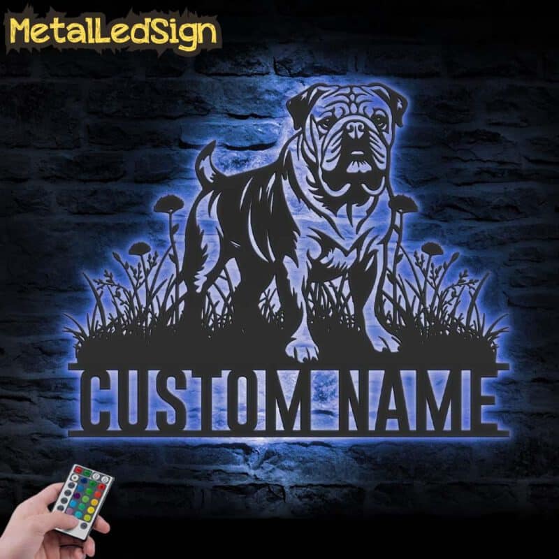 Custom-English-Bulldog-Metal-Wall-Art-LED-Light-3.jpg