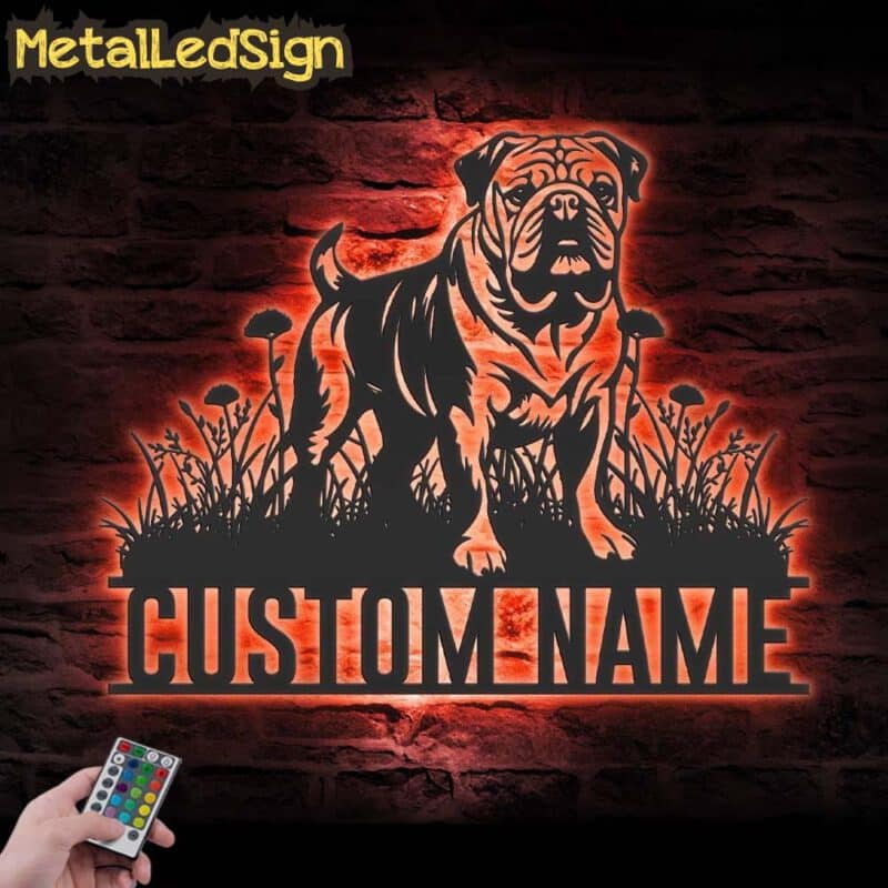 Custom-English-Bulldog-Metal-Wall-Art-LED-Light-5.jpg