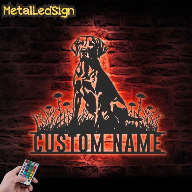 Custom-English-Pointer-Metal-Wall-Art-LED-Light-5.jpg