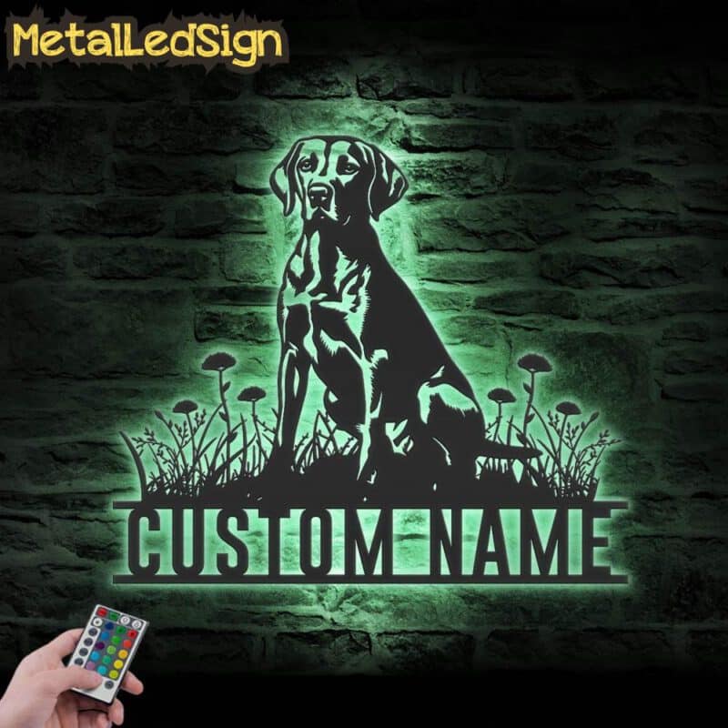 Custom-English-Pointer-Metal-Wall-Art-LED-Light-7.jpg