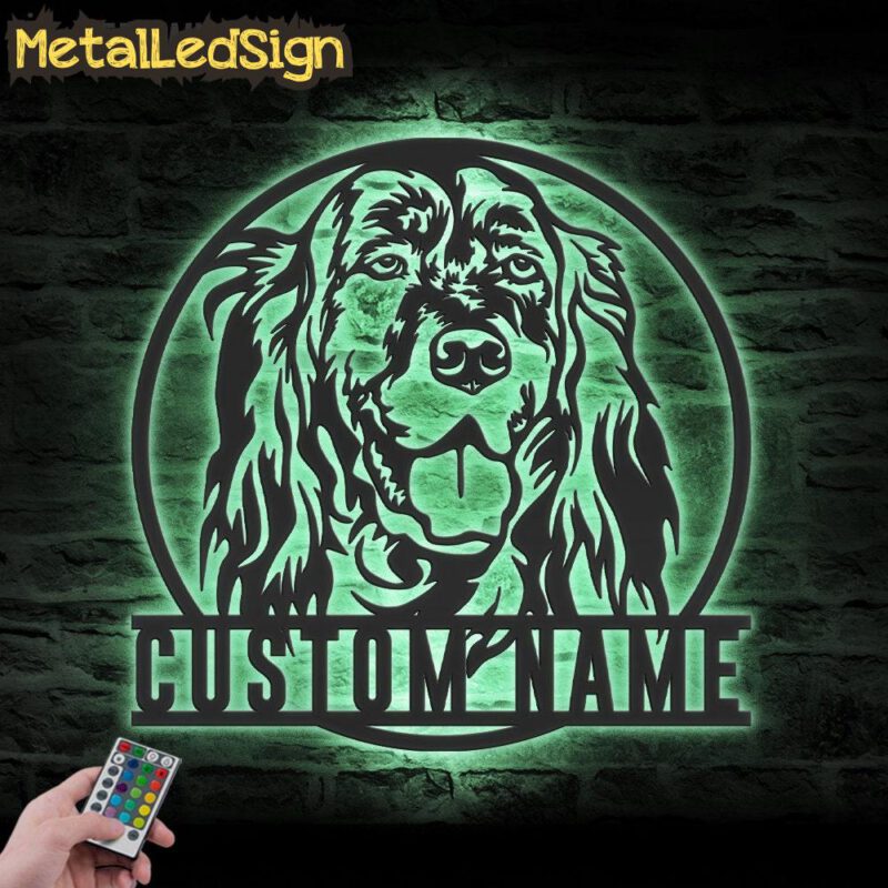 Custom-English-Setter-Metal-Wall-Art-LED-Light-7.jpg