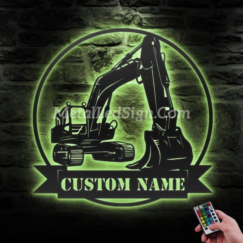 Custom-Excavator-Driver-Metal-Wall-Art-Led-Light-6-1