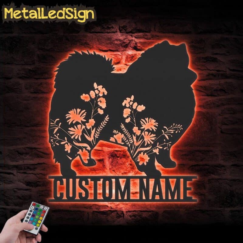 Custom-FLoral-American-Eskimo-Metal-Wall-Art-LED-Light-5.jpg