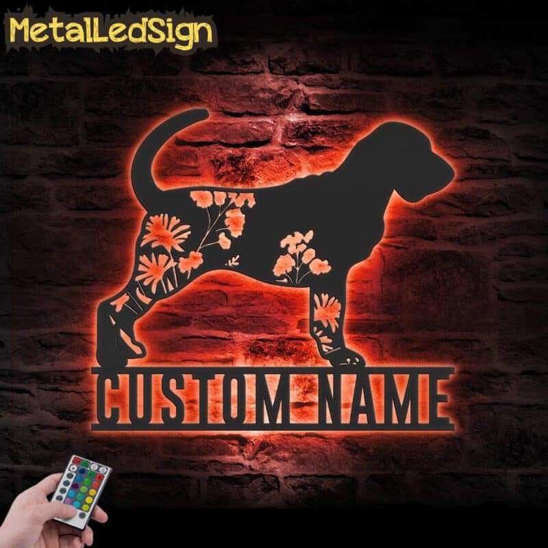 Custom-FLoral-Bloodhounds-Metal-Wall-Art-LED-Light-5.jpg