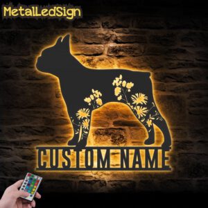 Custom-FLoral-Boston-Terriers-Metal-Wall-Art-LED-Light-Images.jpg