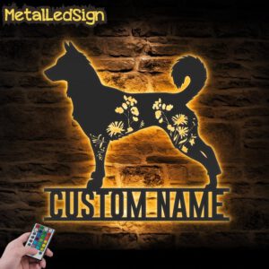 Custom-FLoral-Canaan-Dog-Metal-Wall-Art-LED-Light-Images.jpg