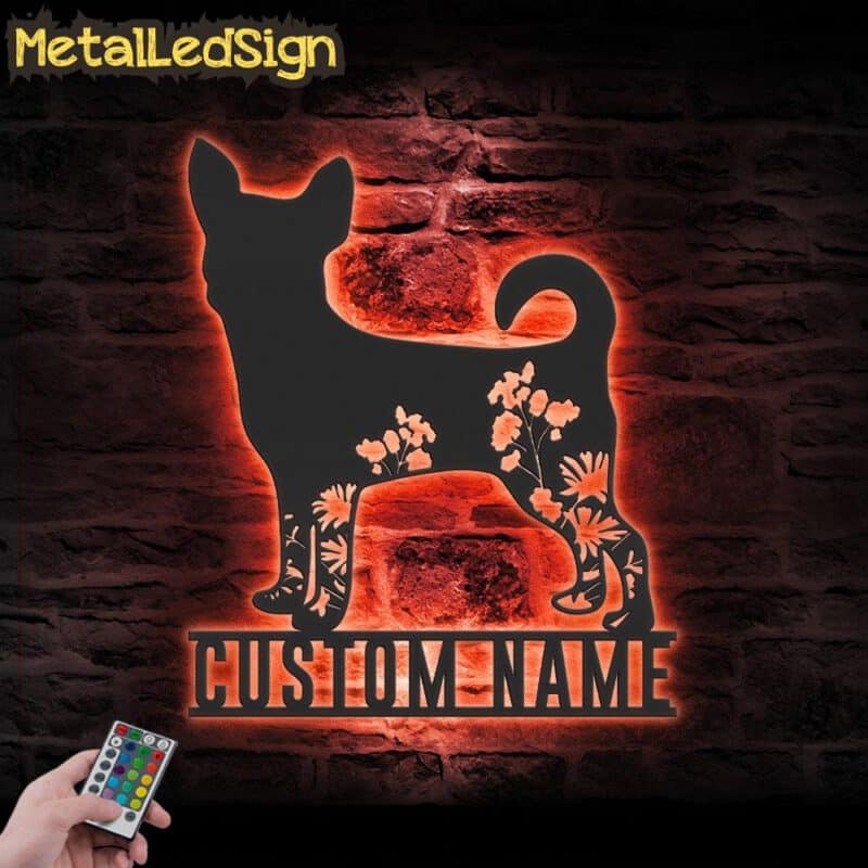 Custom-FLoral-Chihuahuas-Metal-Wall-Art-LED-Light-5.jpg