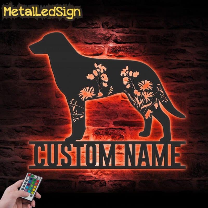 Custom-FLoral-Chinook-Dog-Metal-Wall-Art-LED-Light-5.jpg