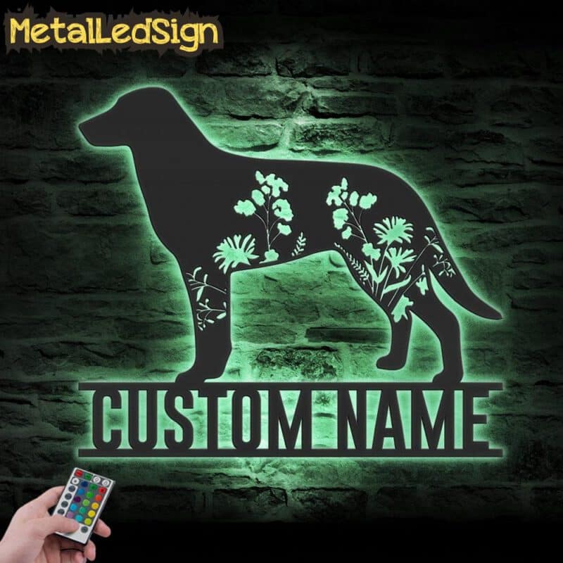 Custom-FLoral-Chinook-Dog-Metal-Wall-Art-LED-Light-7.jpg