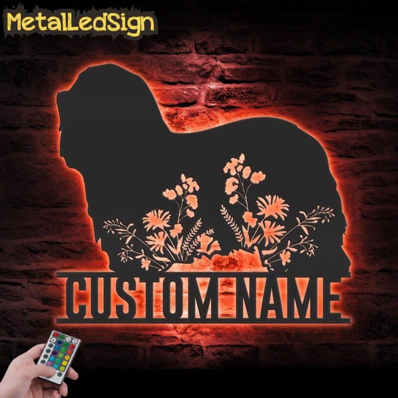 Custom-FLoral-Coton-de-Tulear-Metal-Wall-Art-LED-Light-5.jpg