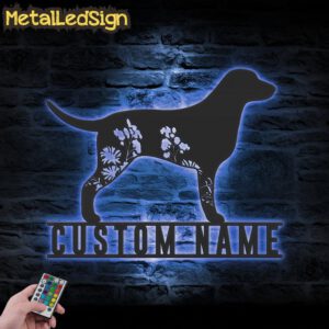 Custom-FLoral-Curly-Coated-Retriever-Metal-Wall-Art-LED-Light-3.jpg