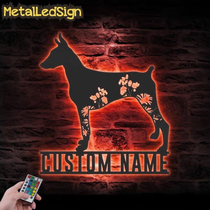 Custom-FLoral-Doberman-Pinschers-Metal-Wall-Art-LED-Light-5.jpg